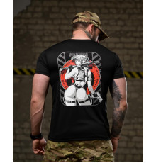 Тактична футболка SELION Warning black ВТ4682