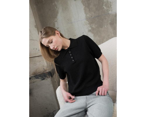 Футболка black поло ТР6845