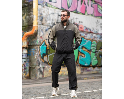 Спортивний костюм RETRO Lac black/green ТР6939