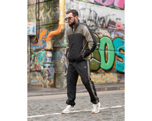 Спортивний костюм RETRO Lac black/green ТР6939
