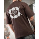Футболка oversize NYC бордо ТР6871