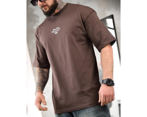 Футболка oversize NYC бордо ТР6871