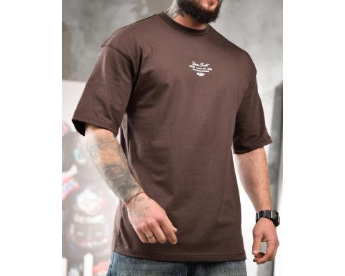 Футболка oversize NYC бордо ТР6871