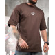 Футболка oversize NYC бордо ТР6871