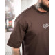 Футболка oversize NYC бордо ТР6871