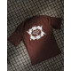 Футболка oversize NYC бордо ТР6871