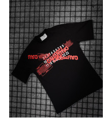 Футболка oversize maison margiela N.6 black ТР6883