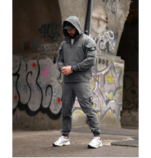 Спортивний костюм анорак Si KLAN grey ВТ4663