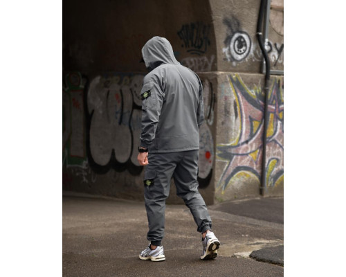 Спортивний костюм анорак Si KLAN grey ВТ4663