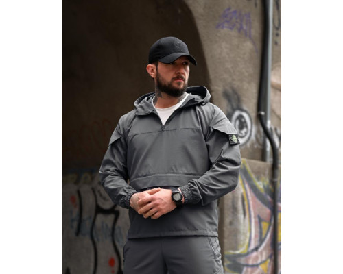 Спортивний костюм анорак Si KLAN grey ВТ4663
