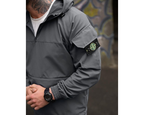 Спортивний костюм анорак Si KLAN grey ВТ4663