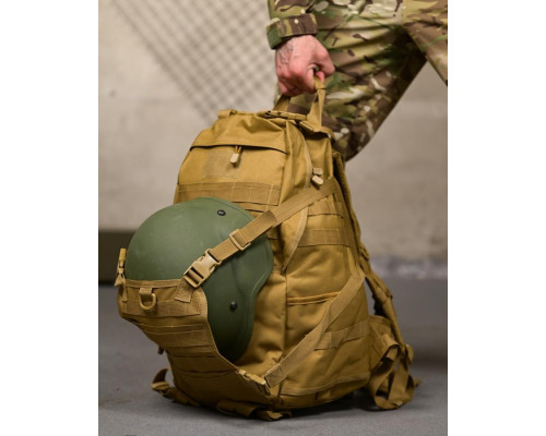 РЮКЗАК З ТРИМАЧЕМ ДЛЯ ШЛЕМУ BADGER OUTDOOR GUNNY 45Л РН3122
