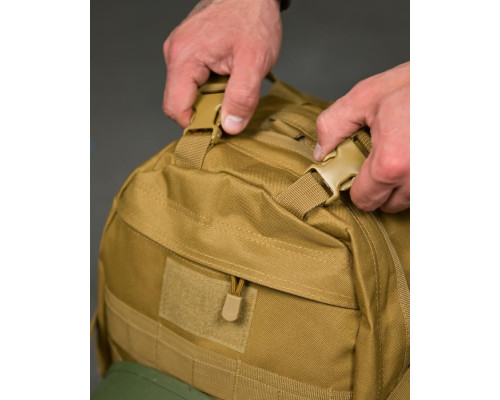 РЮКЗАК З ТРИМАЧЕМ ДЛЯ ШЛЕМУ BADGER OUTDOOR GUNNY 45Л РН3122