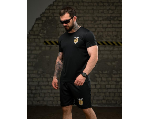 Тактична футболка SELION Вірний завжди black ТР6971