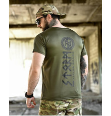 Тактична футболка BORN OF WAR Viking oliva ВТ4623