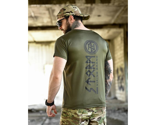 Тактична футболка BORN OF WAR Viking oliva ВТ4623