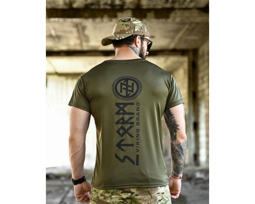 Тактична футболка BORN OF WAR Viking oliva ВТ4623