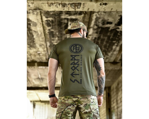 Тактична футболка BORN OF WAR Viking oliva ВТ4623