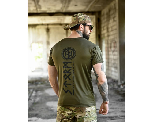 Тактична футболка BORN OF WAR Viking oliva ВТ4623