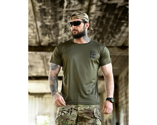 Тактична футболка BORN OF WAR   Defense oliva ВТ4628