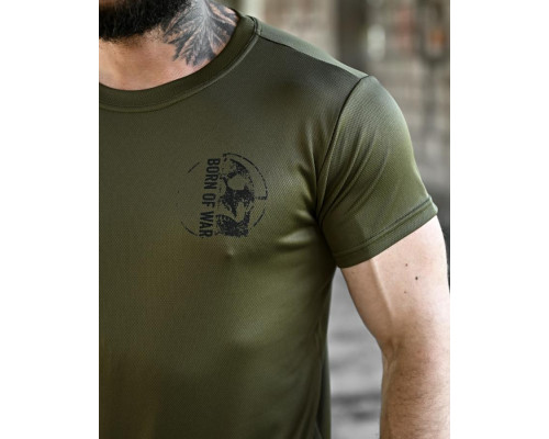 Тактична футболка BORN OF WAR   Defense oliva ВТ4628
