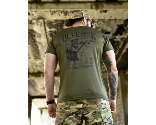 Тактична футболка BORN OF WAR   Defense oliva ВТ4628