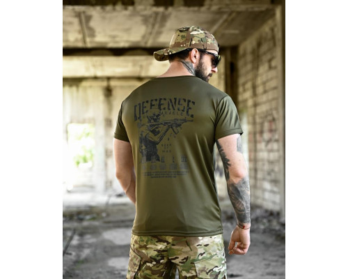 Тактична футболка BORN OF WAR   Defense oliva ВТ4628