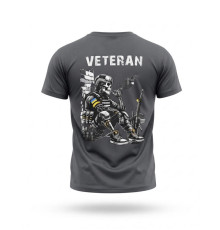 Тактична футболка SELION Veteran серая ДЛ7221