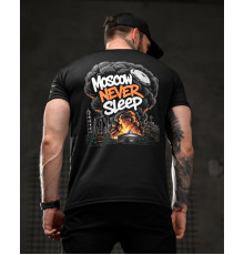 Тактична футболка SELION Never sleep black ВТ4673