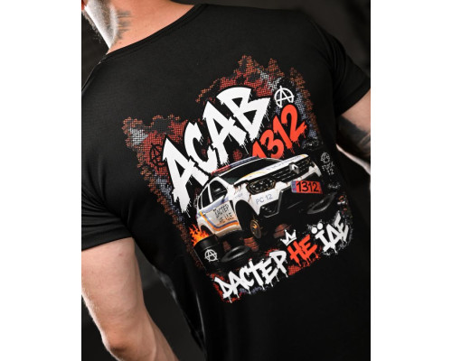 Тактична футболка SELION ACAB black ВТ4674