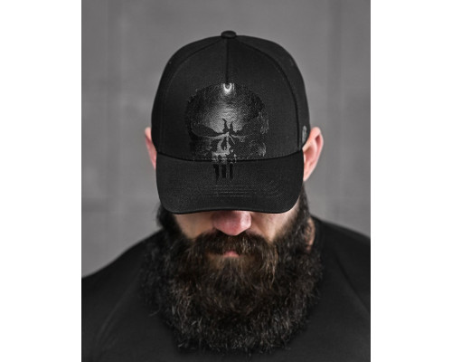 Бейсболка Каратель black ДЛ6466