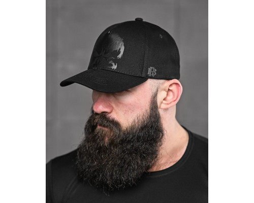 Бейсболка Каратель black ДЛ6466