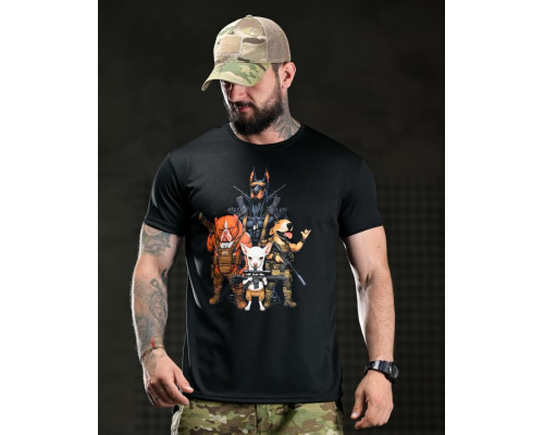 Тактична футболка SELION Team black ВТ4688