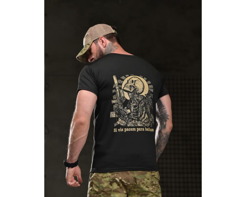 Тактична футболка BORN OF WAR para bellum black ВТ4744