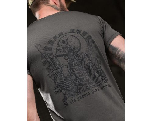 Тактична футболка BORN OF WAR para bellum grey ВТ4745