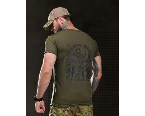 Тактична футболка BORN OF WAR para bellum олива ВТ4746
