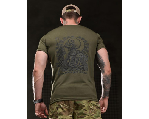Тактична футболка BORN OF WAR para bellum олива ВТ4746