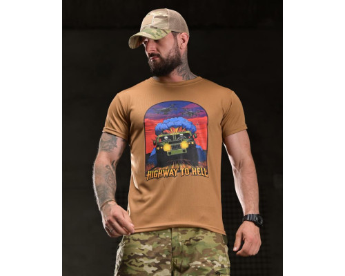 Тактична футболка BORN OF WAR highway coyot ВТ4748