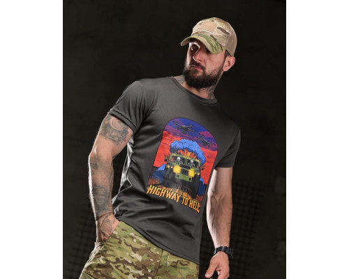 Тактична футболка BORN OF WAR highway grey ВТ4750