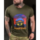 Тактична футболка BORN OF WAR highway oliva ВТ4751