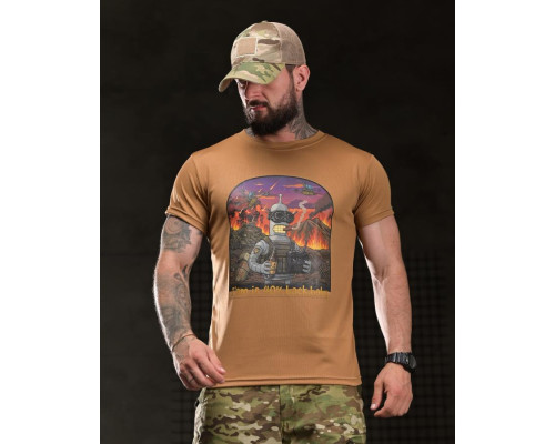 Тактична футболка BORN OF WAR I’m back coyot ВТ4753