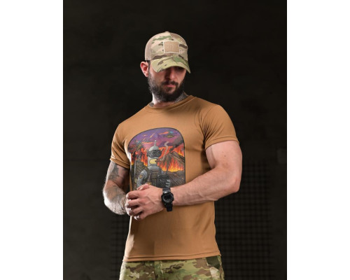Тактична футболка BORN OF WAR I’m back coyot ВТ4753