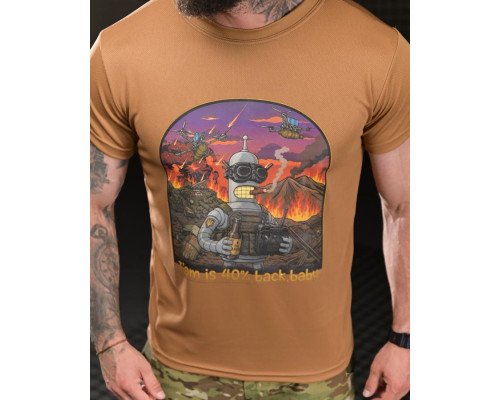 Тактична футболка BORN OF WAR I’m back coyot ВТ4753