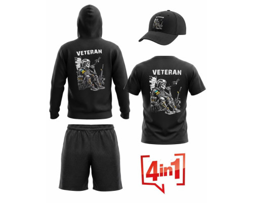 Комплект 4в1 Veteran black ВТ5358