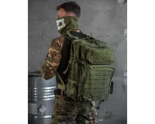 Штурмовий рюкзак US Laser Cut Assault oliva  47L