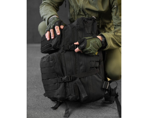 Штурмовий рюкзак US Laser Cut Assault Black 47L ВТ4144