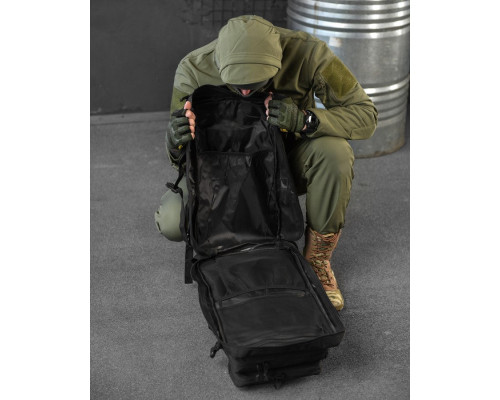 Штурмовий рюкзак US Laser Cut Assault Black 47L ВТ4144
