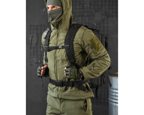 Штурмовий рюкзак US Laser Cut Assault Black 47L ВТ4144