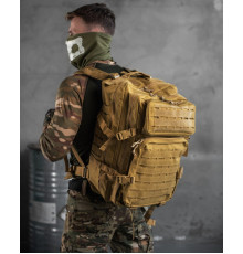 Штурмовий рюкзак US Laser Cut Assault Black cayot  47L   НШ6325
