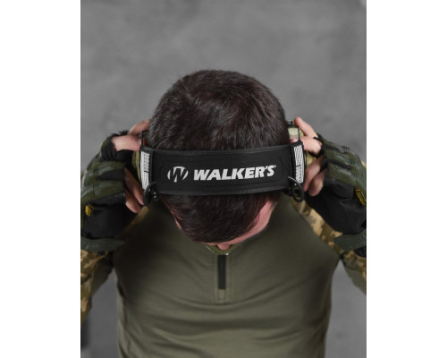 Навушники активні тактичні шумоподавлюючі Walker's Razor Slim Оливковий ВН1022